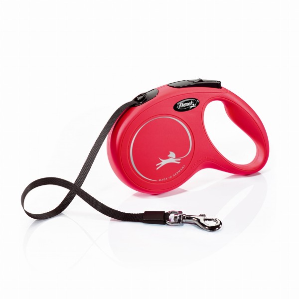 Smycz classic taśma XS czerwona FLEXI