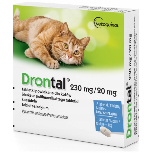 Drontal kot 2 tab.