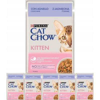 Purina Cat Chow saszetka dla kota-kitten jagnięcina sos 85g