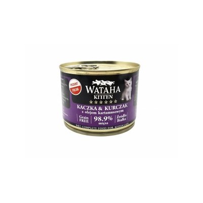 WATAHA hunt kitten cat kaczka kurczak 200g
