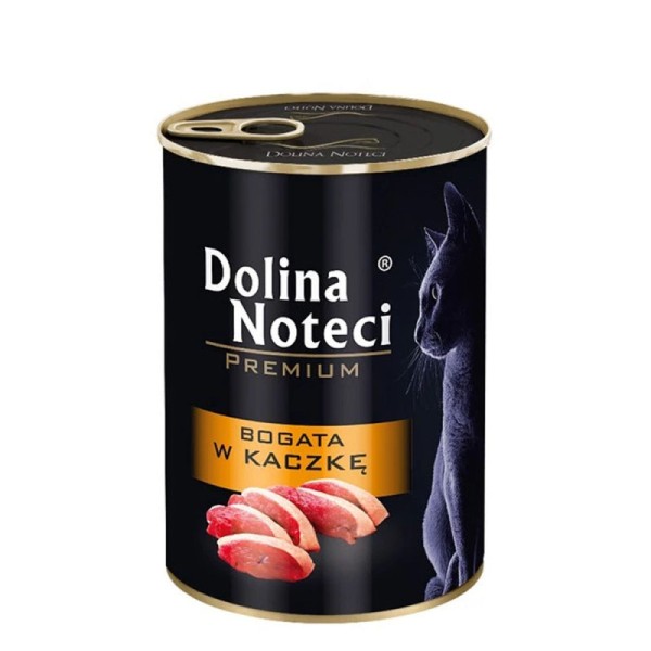 Karma dla kota premium bogata w kaczkę 400g DOLINA NOTECI