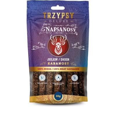 M4M Trzypsy napsanosy z jelenia 80g