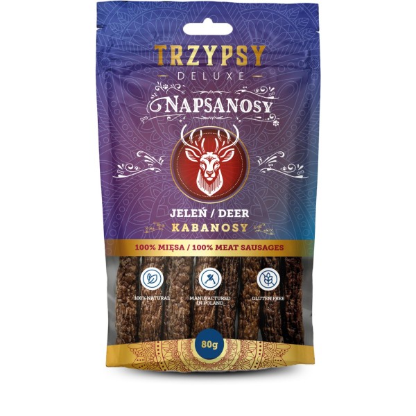 M4M Trzypsy napsanosy z jelenia 80g