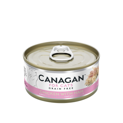 CANAGAN mokra karma dla kota Chicken with Ham 75g