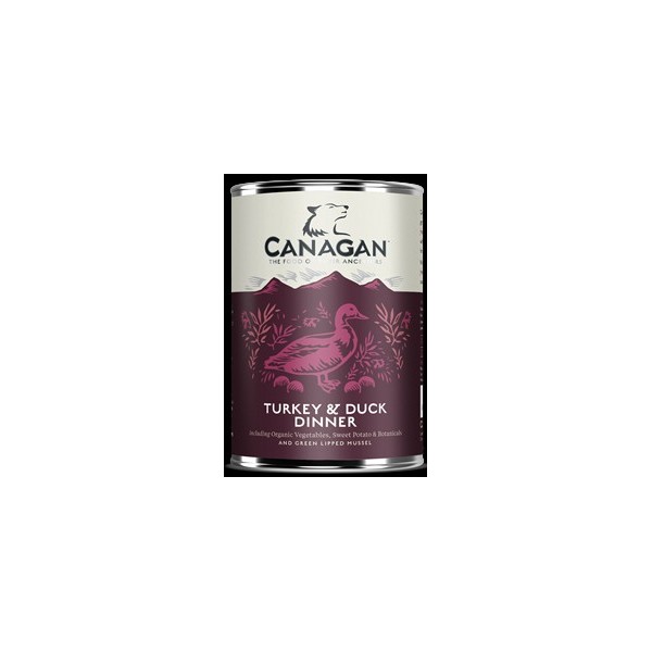 CANAGAN mokra karma dla psa Turkey&duck dinner 400g
