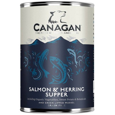 CANAGAN mokra karma dla psa salmon&herring supper 400g