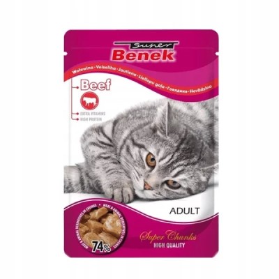 Super Benek Wołowina w Sosie dla Kota 100g | CERTECH
