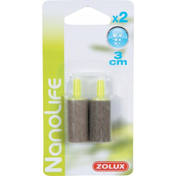 Kamień napowietrzający do akwarium zestaw 2szt-cylinder 3cm ZOLUX