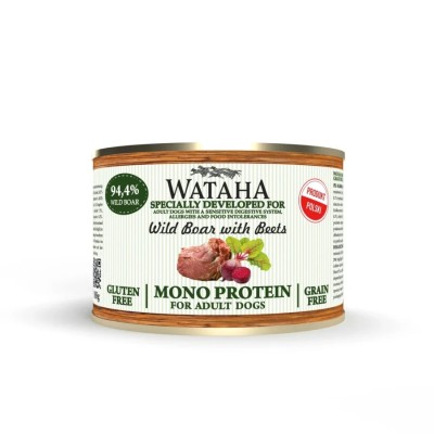 WATAHA Mono Protein pies dzik z burakiem 185g