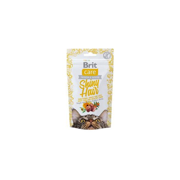 Brit care kot snack 50g SHINY HAIR