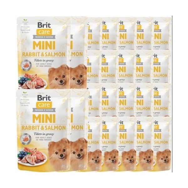 Brit care pies pouch mini rabbit 85g