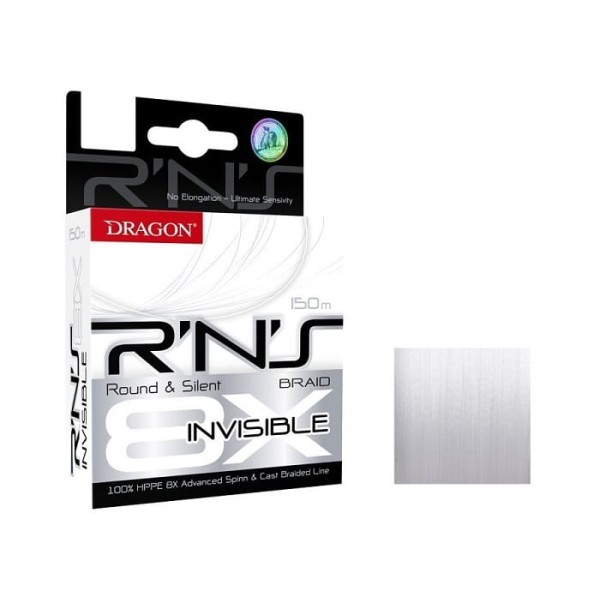 Dragon Plecionka R'N'S 8X Invisible 0.22mm/150m/20.2kg
