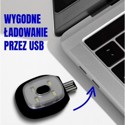 Robinson Czapka Zimowa z Latarką LED