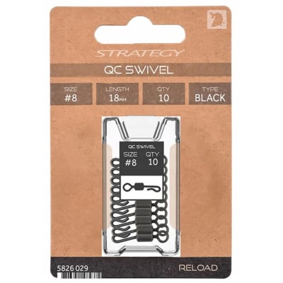 Strategy Krętlik Reload QC Swivel #8 10szt