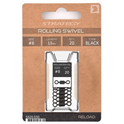 Strategy Krętlik Reload Rolling Swivel #8 20szt