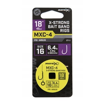 Przypon Matrix MXC-4 X-Strong Bait Band #16 0,18mm 45cm