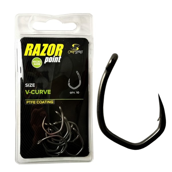 Carp Spirit Haki V-CURVE Bezzadziorowe 10/10szt