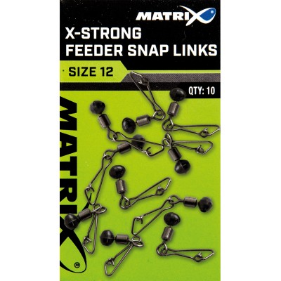 Matrix X-Strong Feeder Snap Link #10 krętlik z agrafką
