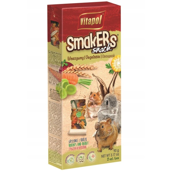 Smakers dla gryzoni - warzywny VITAPOL