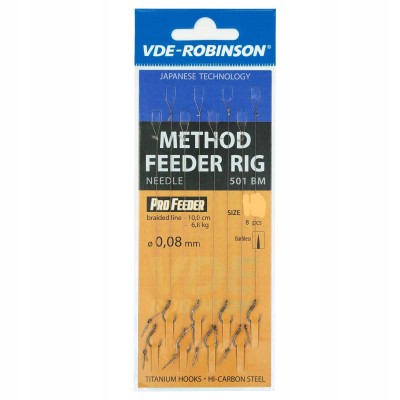 Robinson Przypon MF501BM Plecionka z Bagnetem #6 0,12mm 8szt