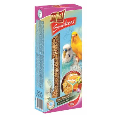 Smakers dla papużki MIX VITAPOL - 3 smaki