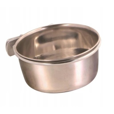 Miska metalowa przykręcana 300ml TRIXIE dla ptaków
