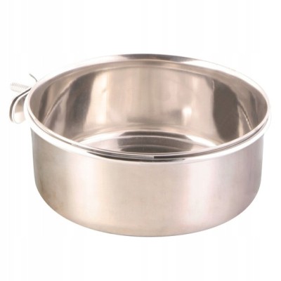 Miska metalowa przykręcana 300ml TRIXIE dla ptaków