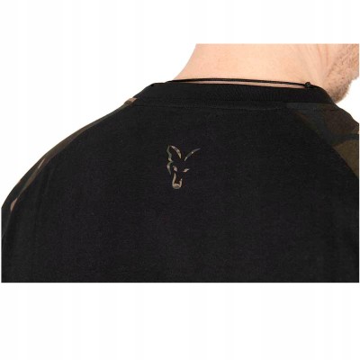 Fox Koszulka Black/Camo Outline T-Shirt S