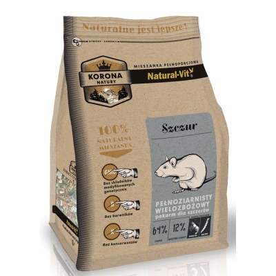 Mieszanka Korona Natury dla szczura 750g CERTECH