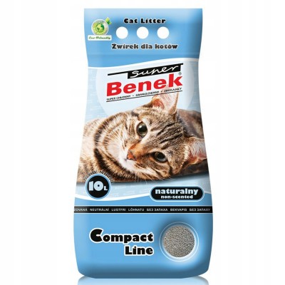 Super Benek Compact 10 l CERTECH - żwirek dla kota