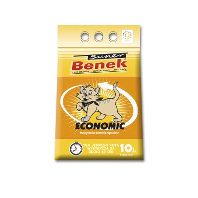 Super Benek Economic 5l - żwirek dla kotów