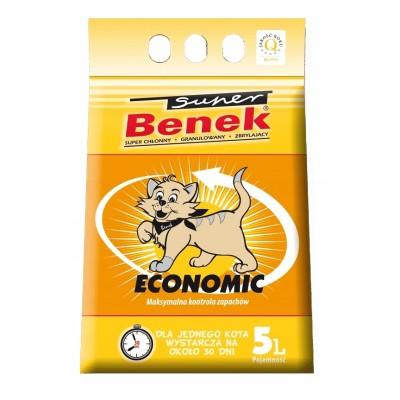 Super Benek Economic 5l - żwirek dla kotów
