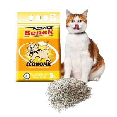 Super Benek Economic 5l - żwirek dla kotów