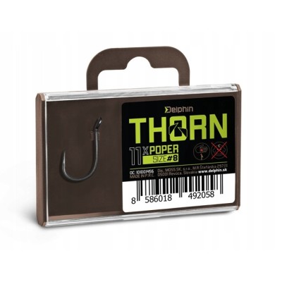 Delphin Haczyki Thorn Poper #8 11szt.