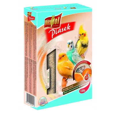 Piasek dla ptaków pomarańczowy 1500g VITAPOL
