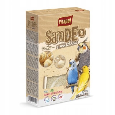 Piasek dla ptaków pomarańczowy 1500g VITAPOL