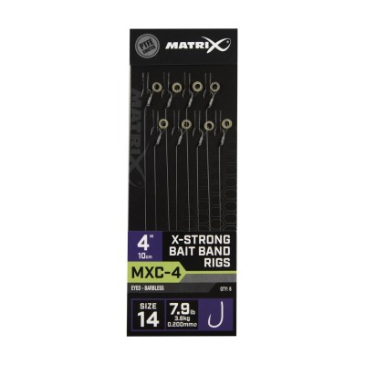 Matrix MXC-4 X-Strong Bait Band Rig #14 0,20mm 10cm