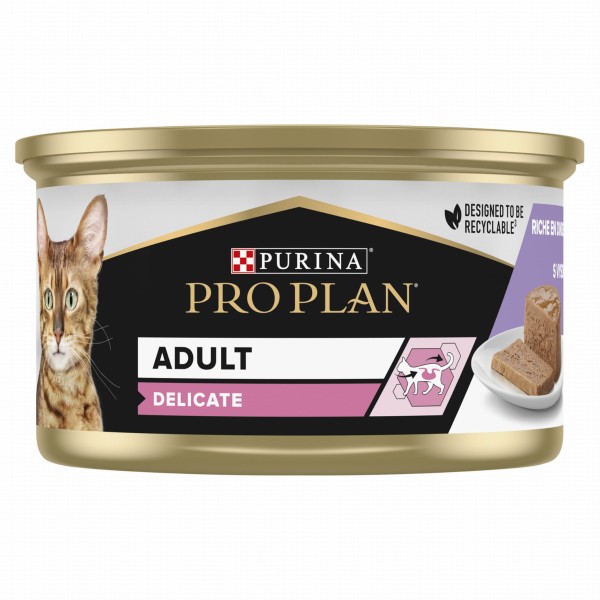 PURINA PRO PLAN CAT Delicate z indykiem 85g