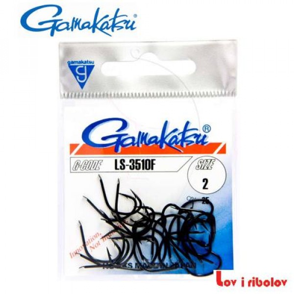 Gamakatsu Haki LS-3510F Black r.10/25szt