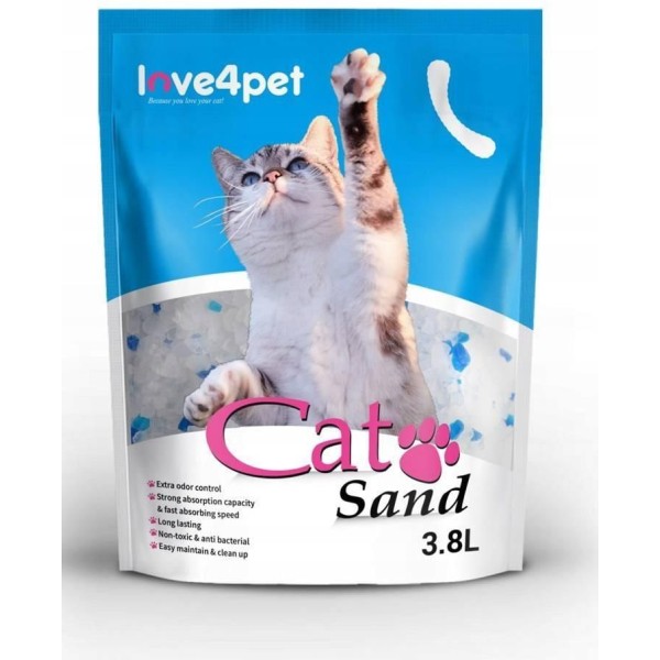 CAT SAND ŻWIREK SILIKONOWY 3,8L