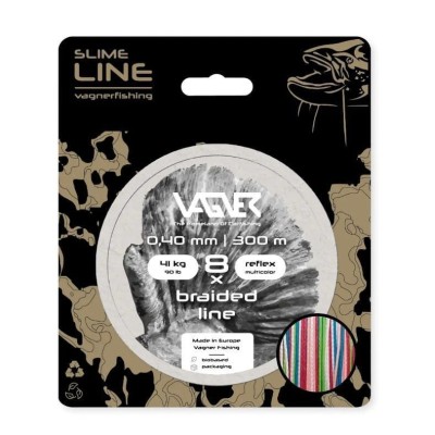 Vagner Slim Line 8x Reflex Multicolor 0.40mm 300m
