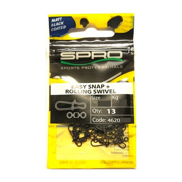 Spro Agrafka z Krętlikiem r.1+8/9kg/13szt