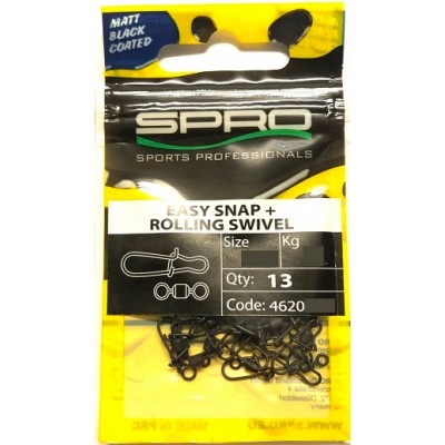 Spro Agrafka z Krętlikiem r.1+8/9kg/13szt