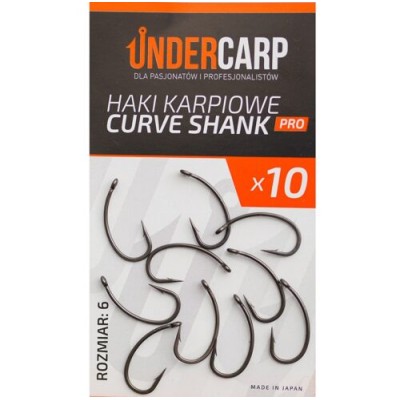 UnderCarp Haki Curve Shank PRO nr.6/10 szt.