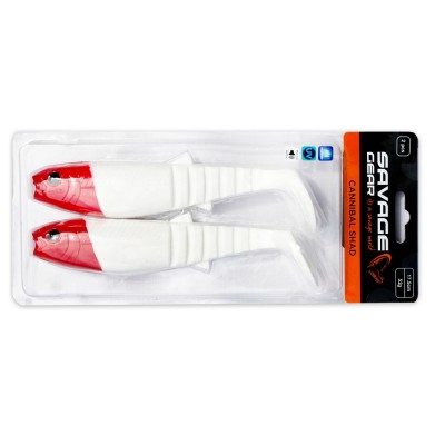 SG Cannibal Shad 17,5cm/52g Red Head 2szt