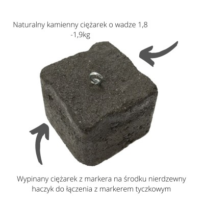 UnderCarp Marker karpiowy z czujnikiem zmierzchu zielony 6m