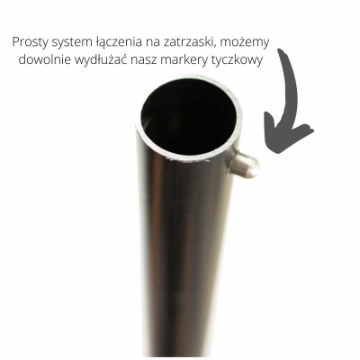 UnderCarp Marker karpiowy z czujnikiem zmierzchu zielony 6m