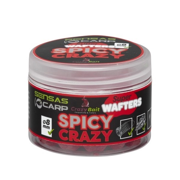 Sensas Super Wafters Spicy Crazy 8mm/60g