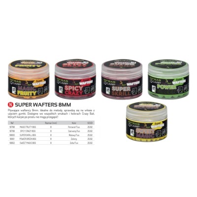 Sensas Super Wafters Spicy Crazy 8mm/60g