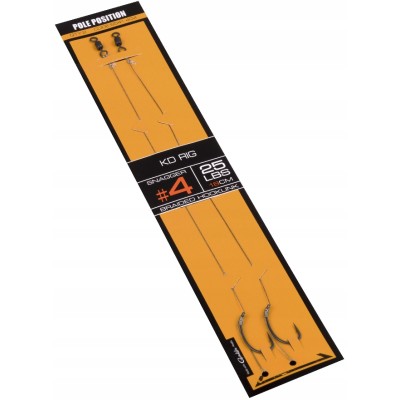 Pole Position Gotowe Przypony KD-RIG 25lb r.4/2szt.